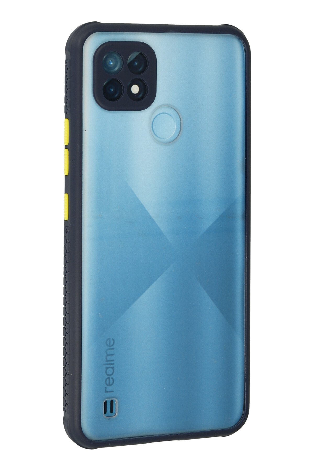 Newface Realme C21 Kılıf Montreal Silikon Kapak - Lacivert