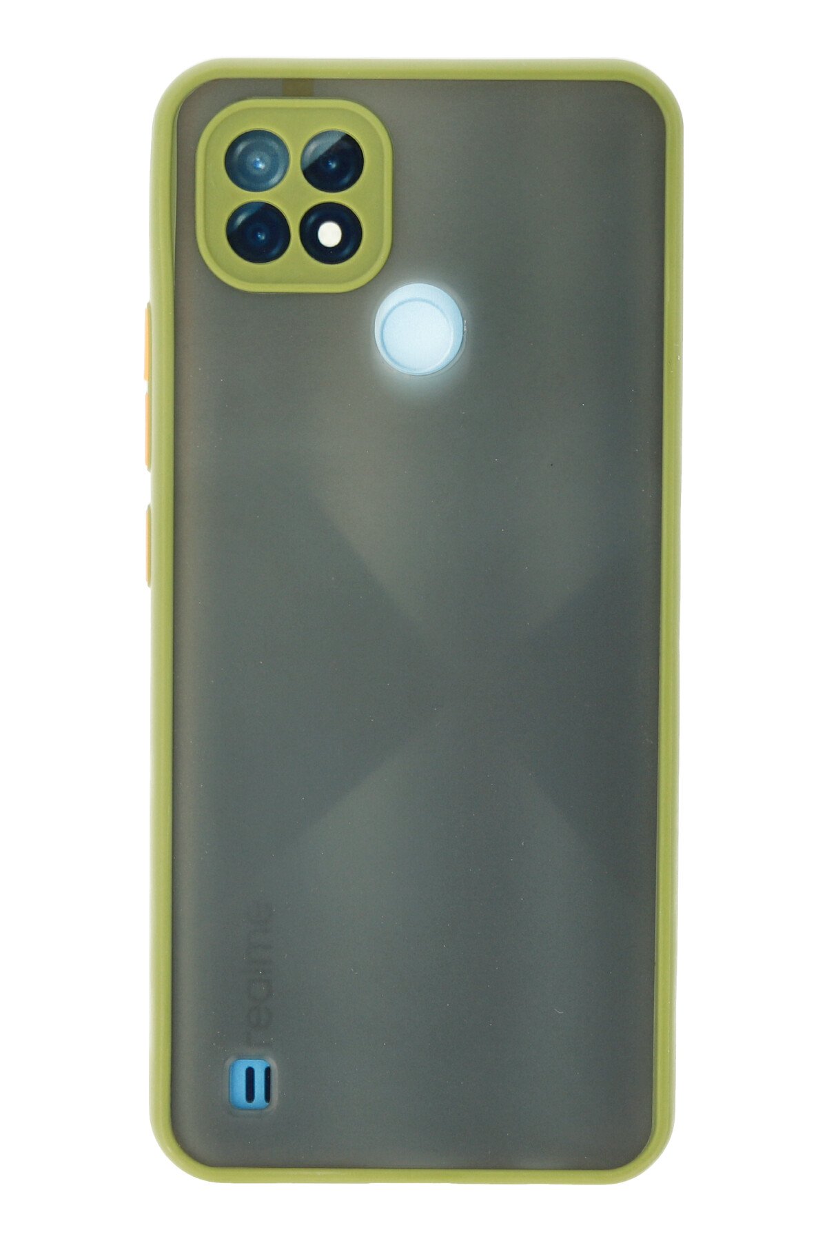 Newface Realme C21 Kılıf Platin Silikon - Pembe