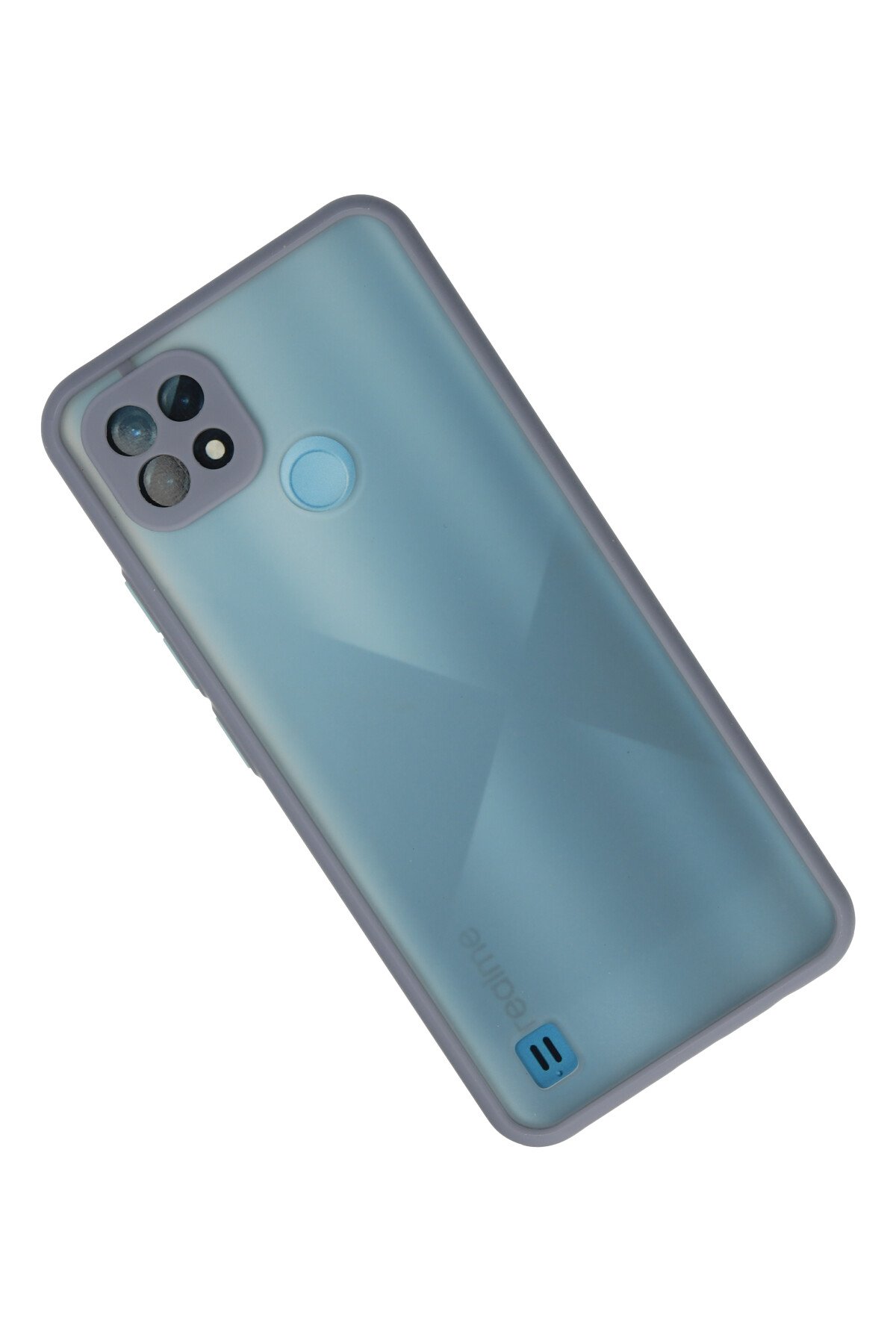 Newface Realme C21 Kılıf Platin Silikon - Pembe