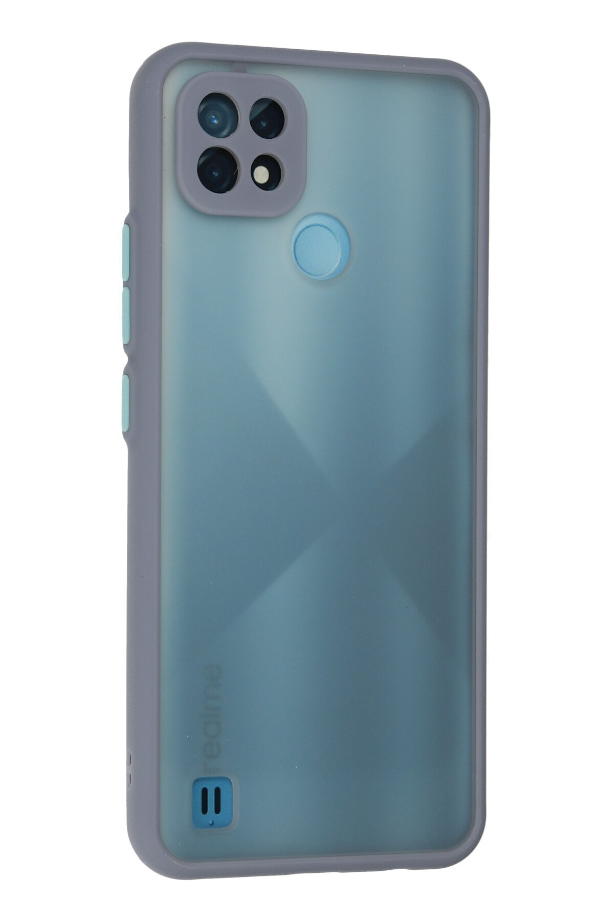 Newface Realme C21 Kılıf Platin Silikon - Pembe