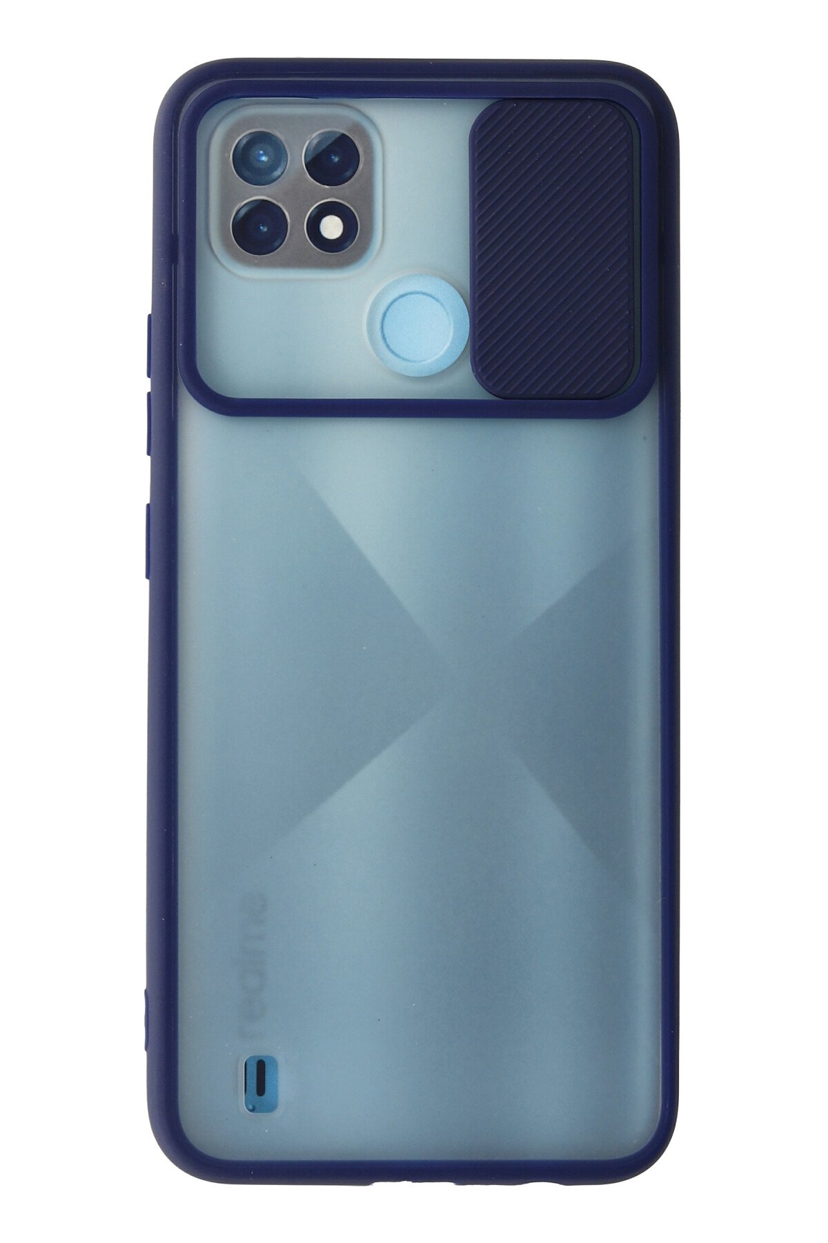 Newface Realme C21 Kılıf Montreal Silikon Kapak - Kırmızı
