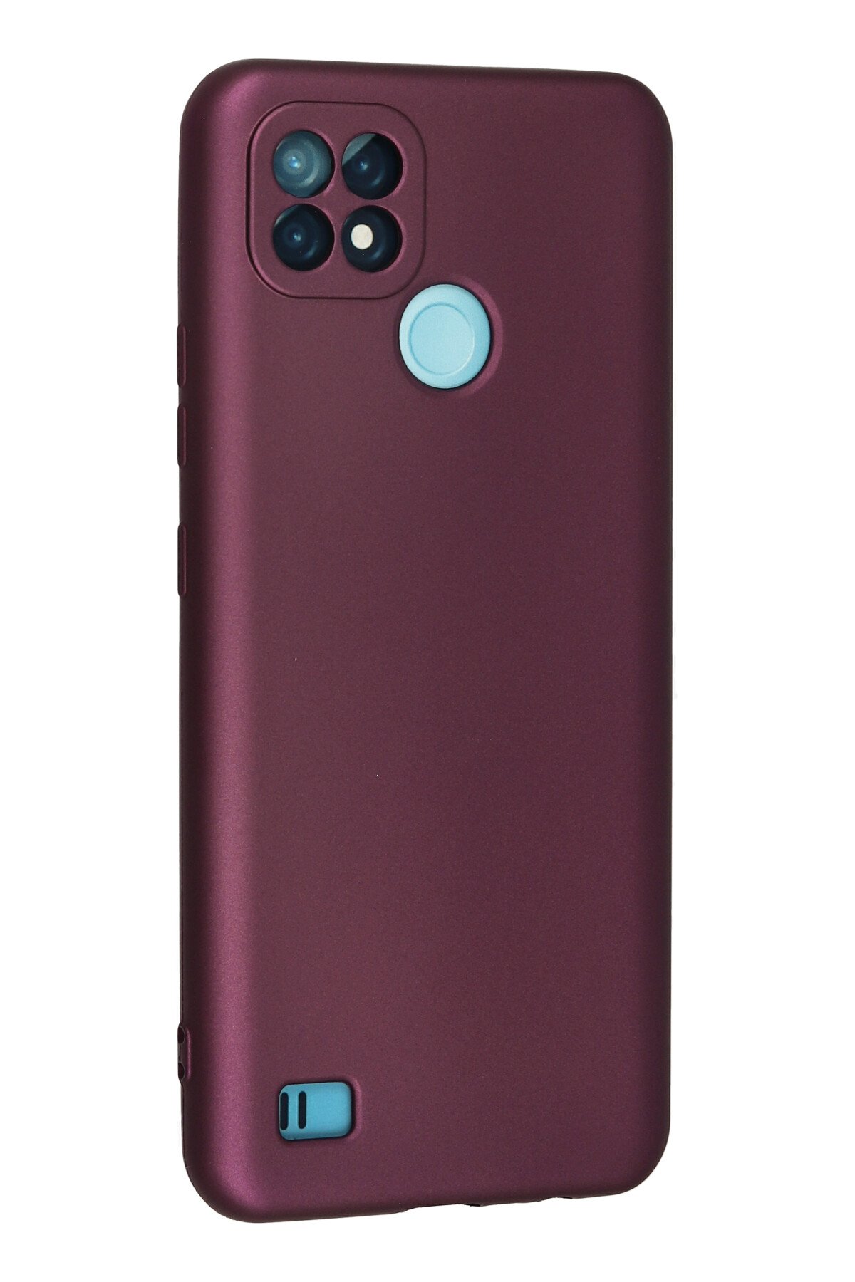 Newface Realme C21 Kılıf Nano içi Kadife Silikon - Pudra
