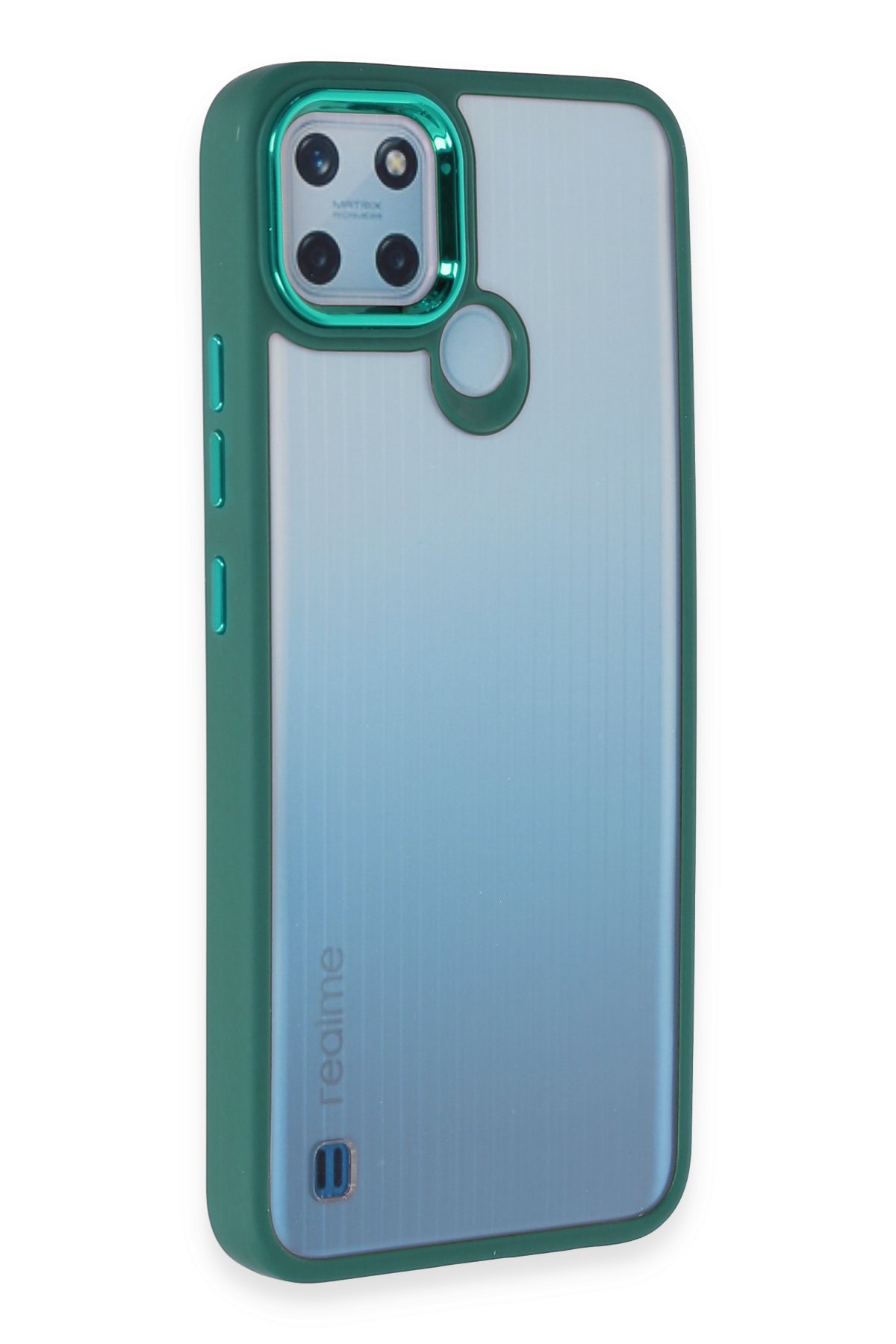 Newface Realme C21Y Kılıf Platin Silikon - Pembe
