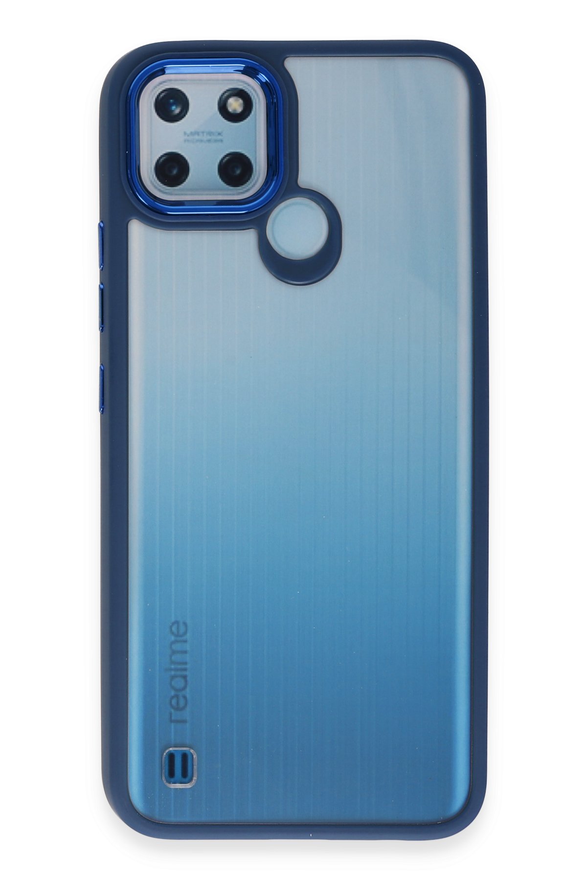 Newface Realme C21Y Kılıf Nano içi Kadife Silikon - Kırmızı