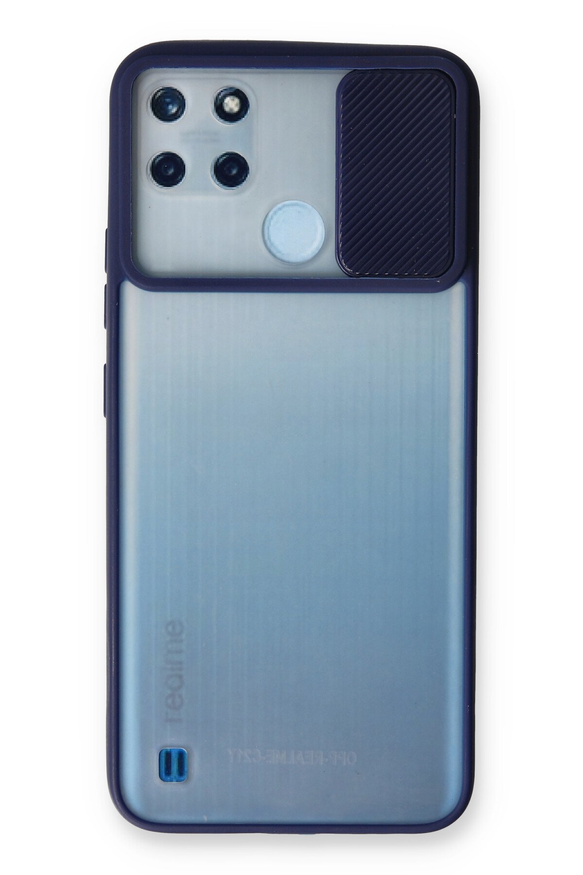 Newface Realme C21Y Kılıf Platin Silikon - Kırmızı