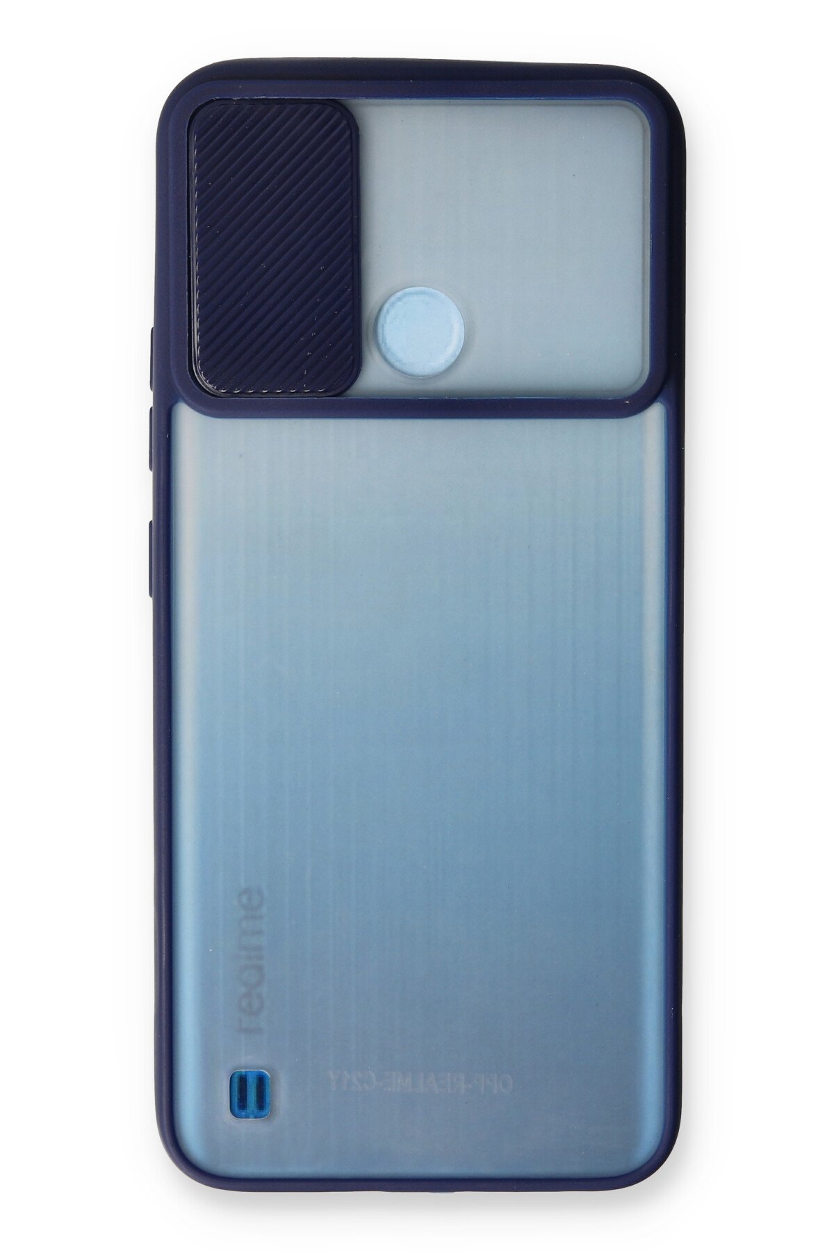 Newface Realme C21Y Kılıf Platin Silikon - Kırmızı