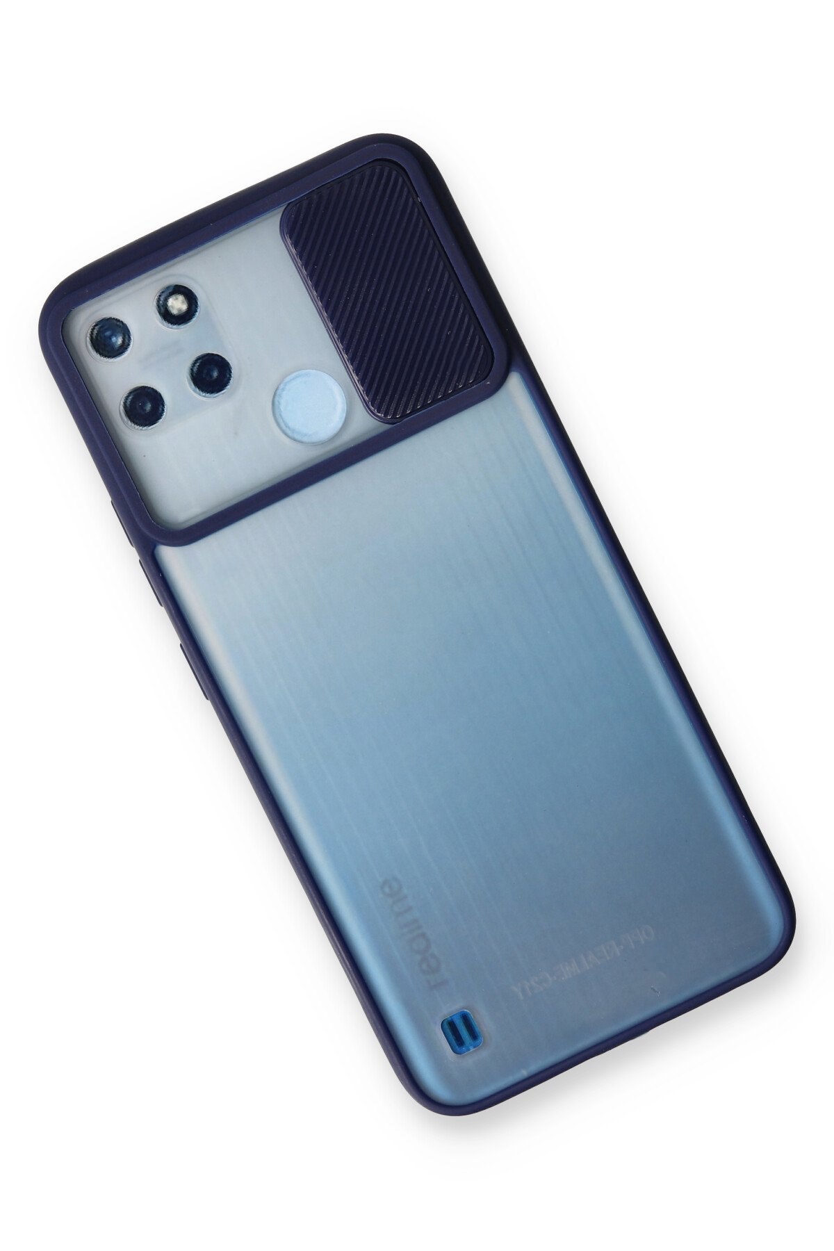 Newface Realme C21Y Kılıf Platin Silikon - Kırmızı