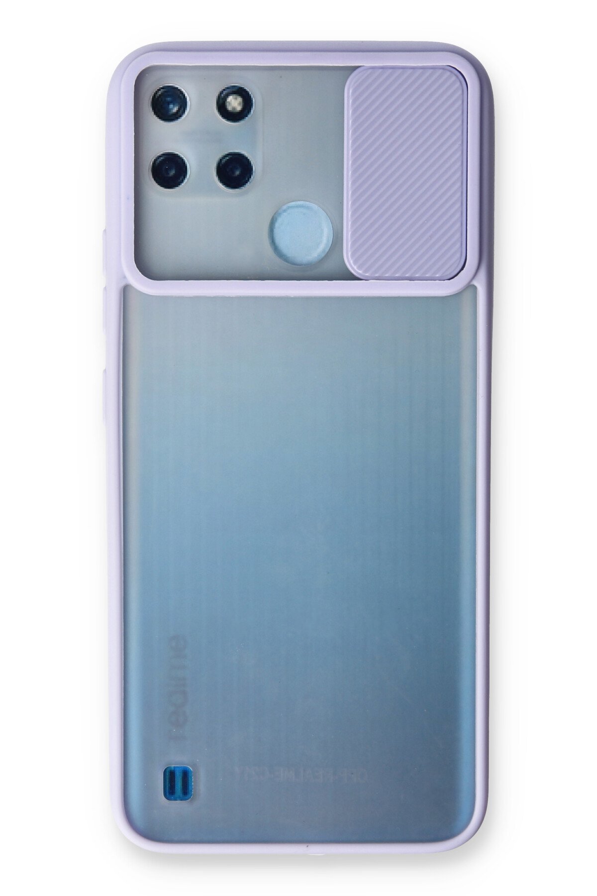 Newface Realme C21Y Kılıf Platin Silikon - Lacivert