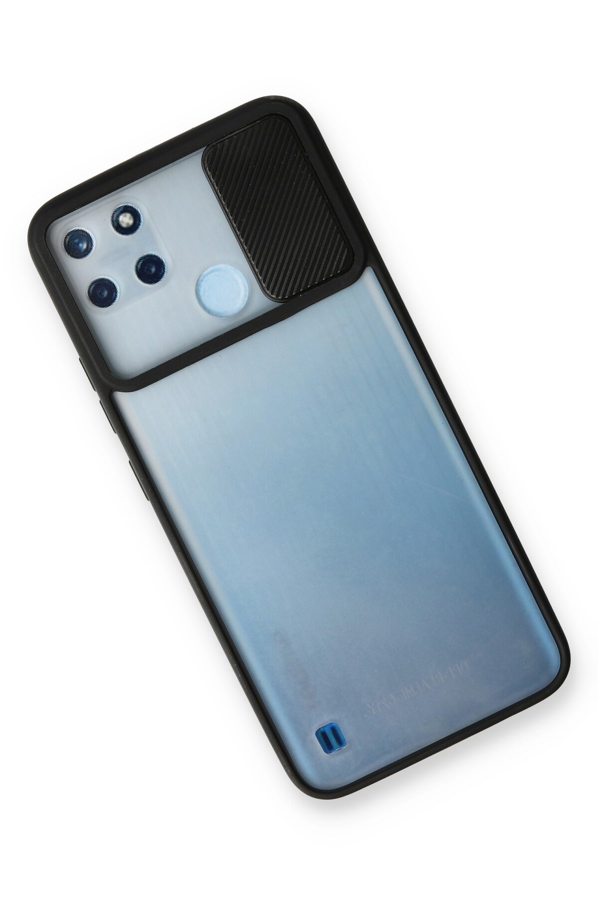 Newface Realme C21Y Kılıf Nano içi Kadife Silikon - Gri