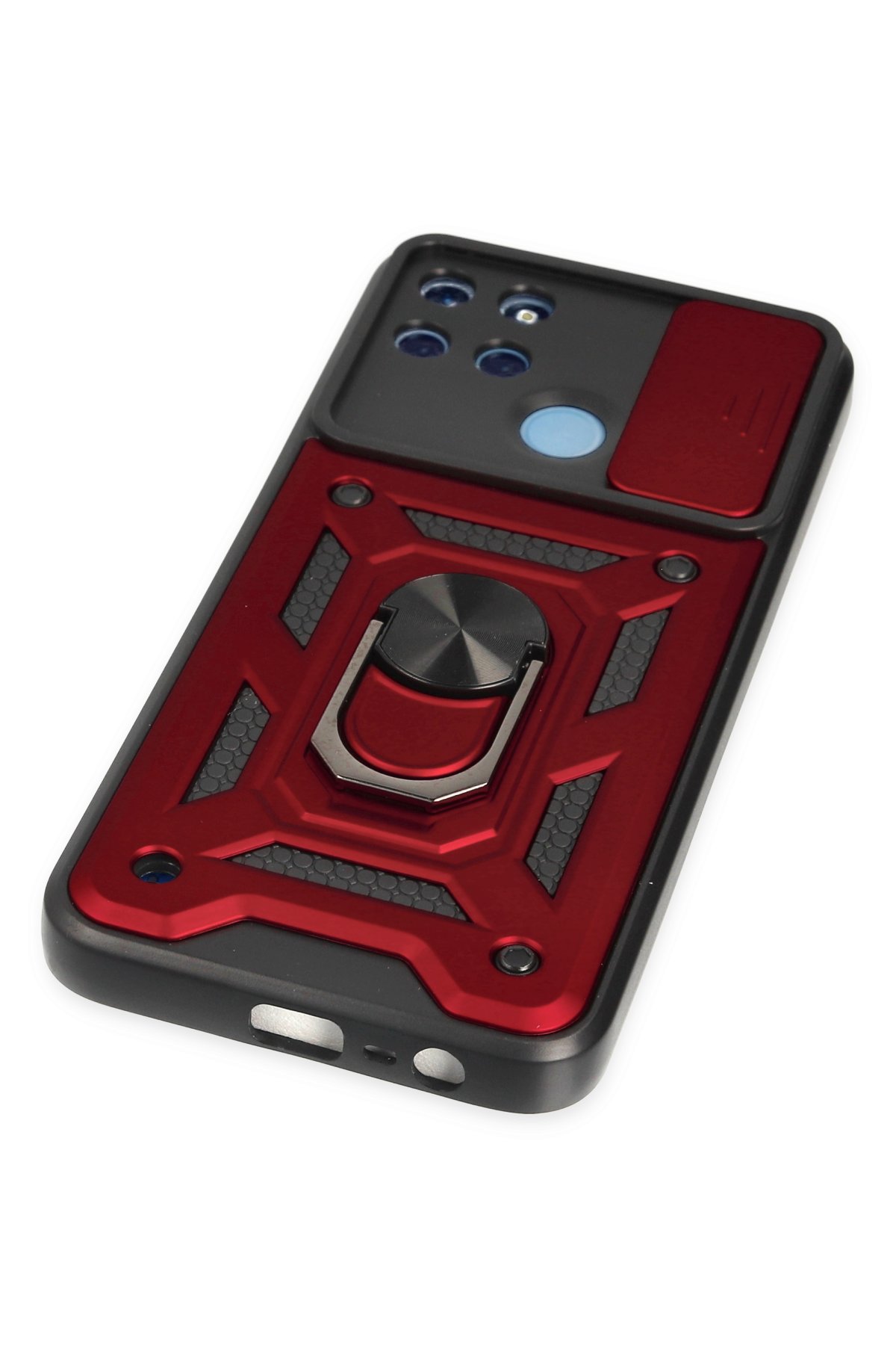 Newface Realme C21Y Kılıf Volet Silikon - Açık Yeşil