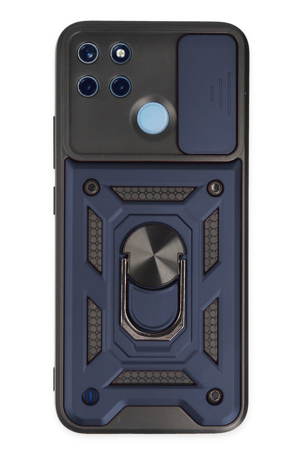Newface Realme C21Y Kılıf Nano içi Kadife Silikon - Sarı