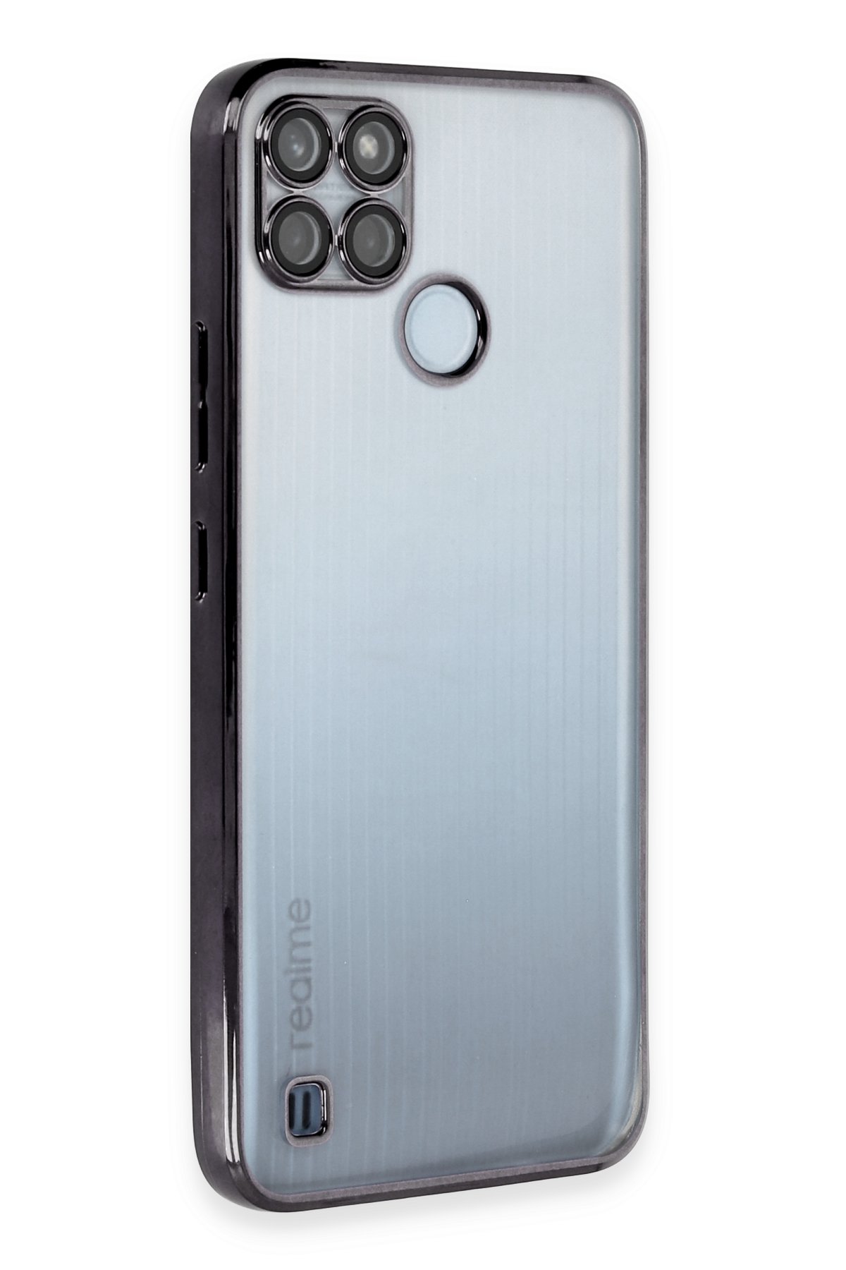 Newface Realme C21Y Kılıf Platin Silikon - Kırmızı