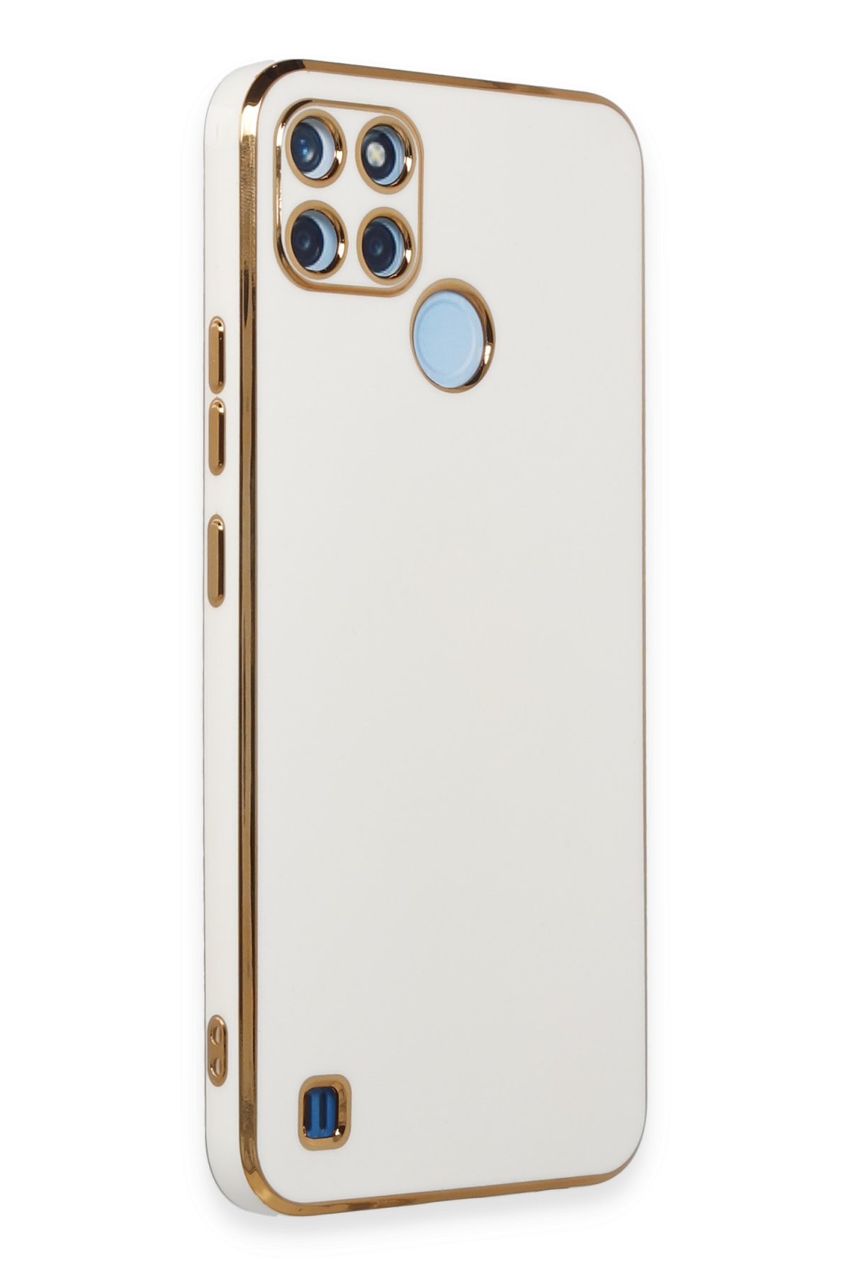 Newface Realme C21Y Kılıf Platin Silikon - Lacivert
