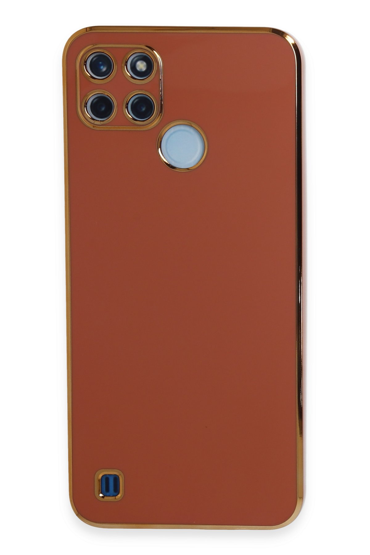 Newface Realme C21Y Kılıf Volet Silikon - Mor