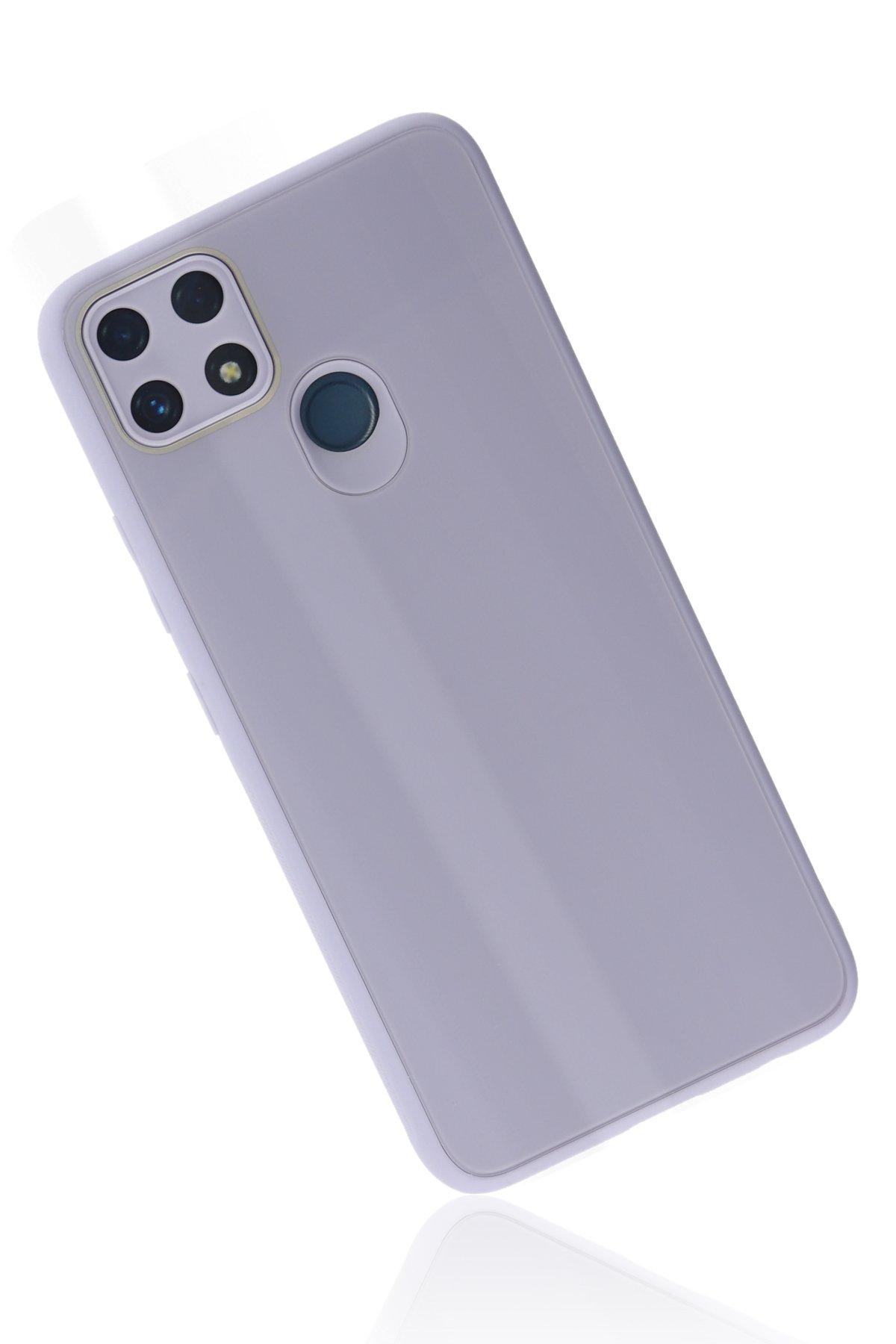 Newface Realme C25 Kılıf Palm Buzlu Kamera Sürgülü Silikon - Turkuaz