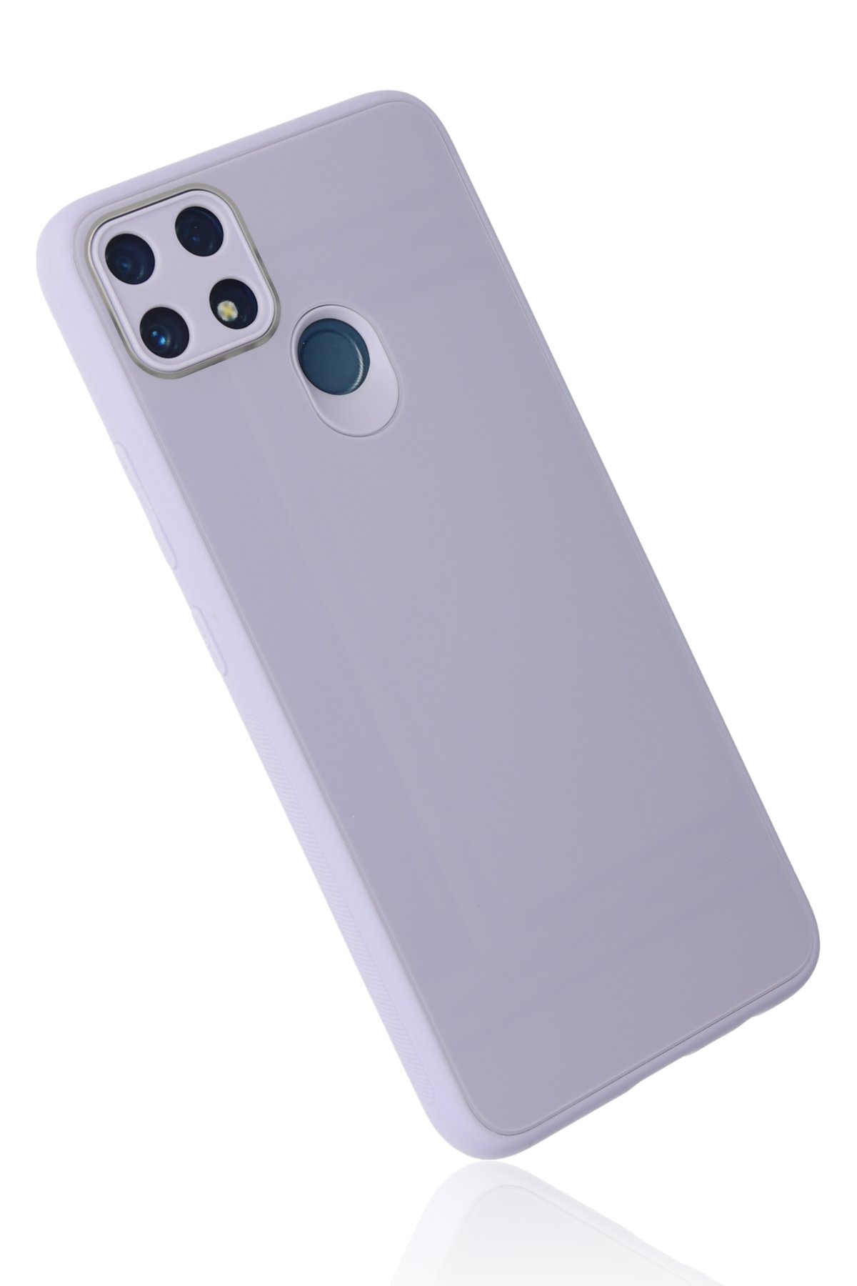 Newface Realme C25 Kılıf Palm Buzlu Kamera Sürgülü Silikon - Turkuaz