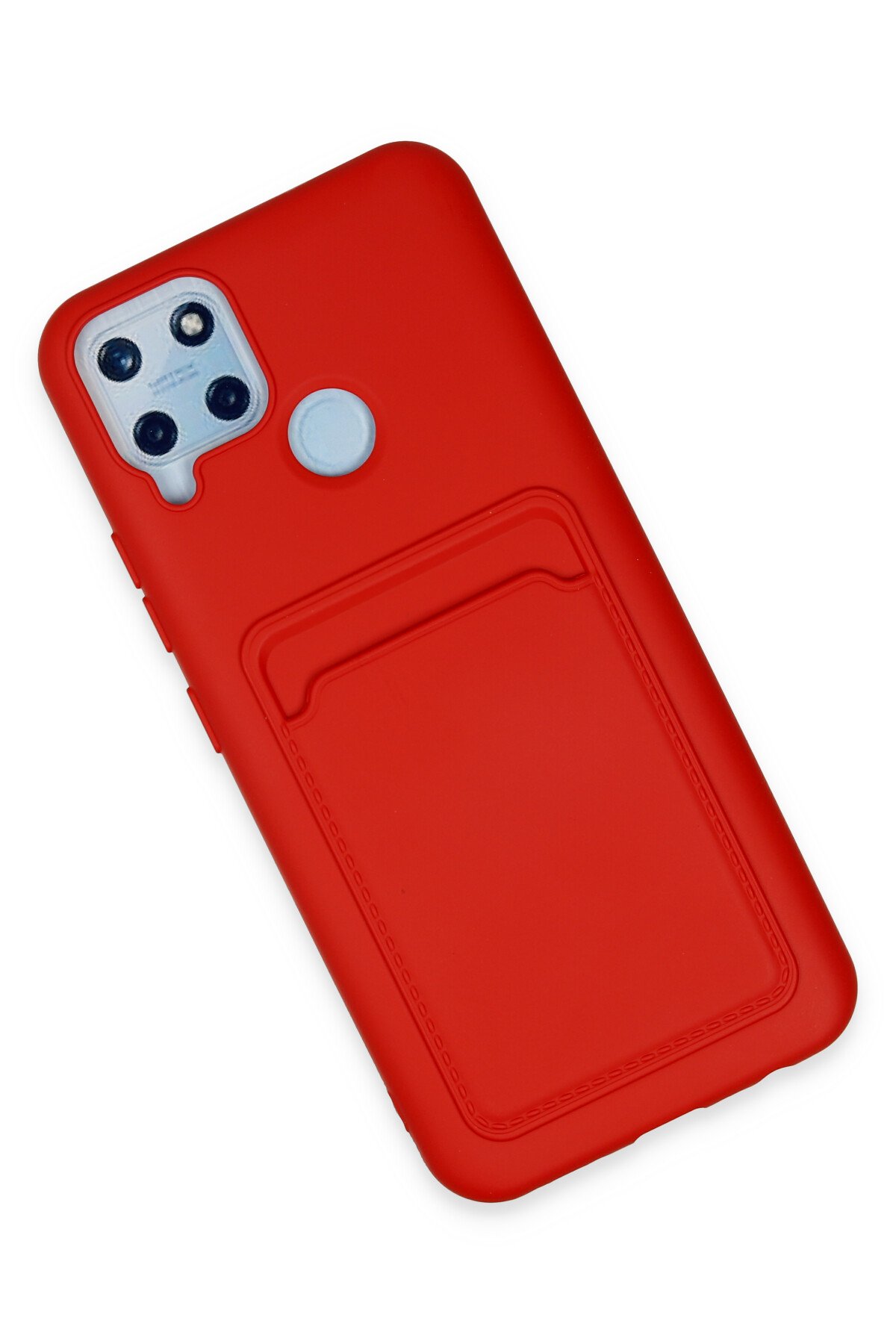 Newface Realme C25 Kılıf Palm Buzlu Kamera Sürgülü Silikon - Lila