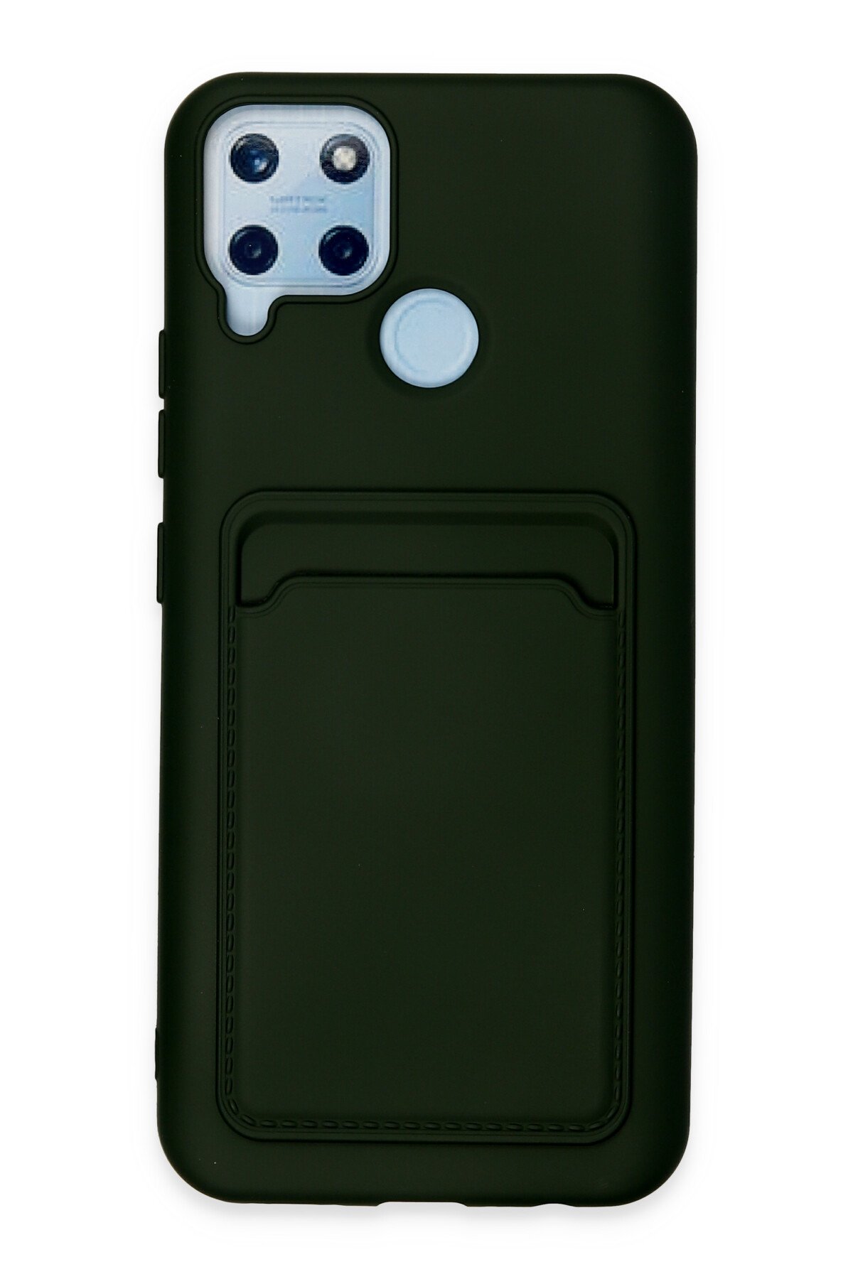 Newface Realme C25 Kılıf Palm Buzlu Kamera Sürgülü Silikon - Lacivert
