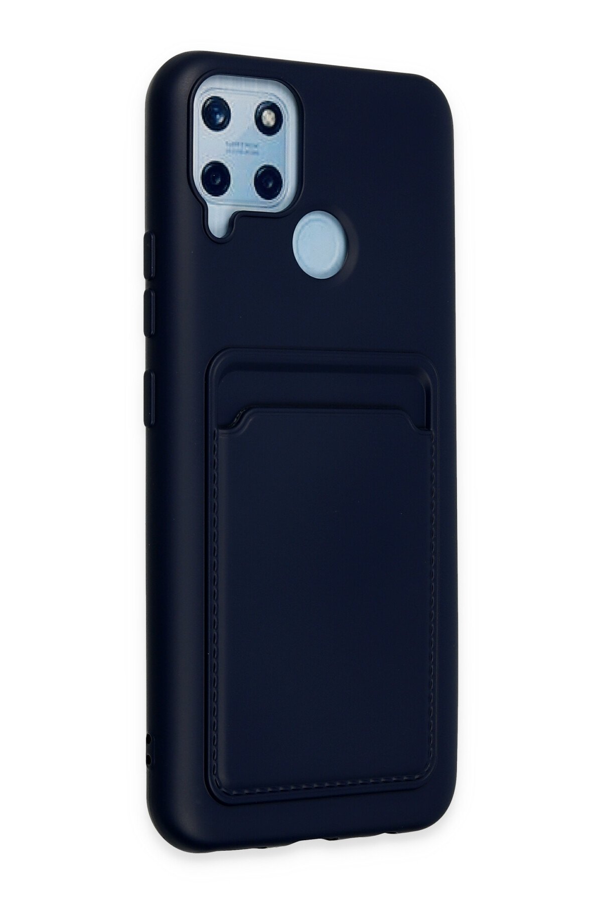 Newface Realme C25 Kılıf Palm Buzlu Kamera Sürgülü Silikon - Lila