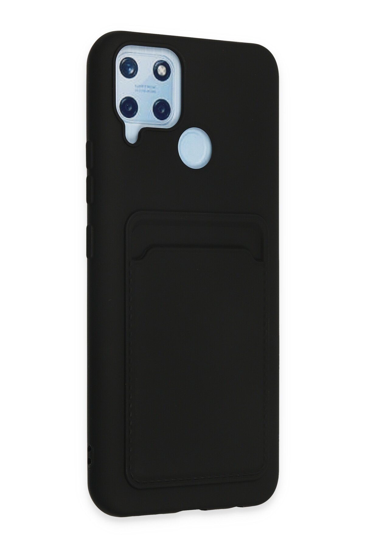 Newface Realme C25 Kılıf Nano içi Kadife Silikon - Bej