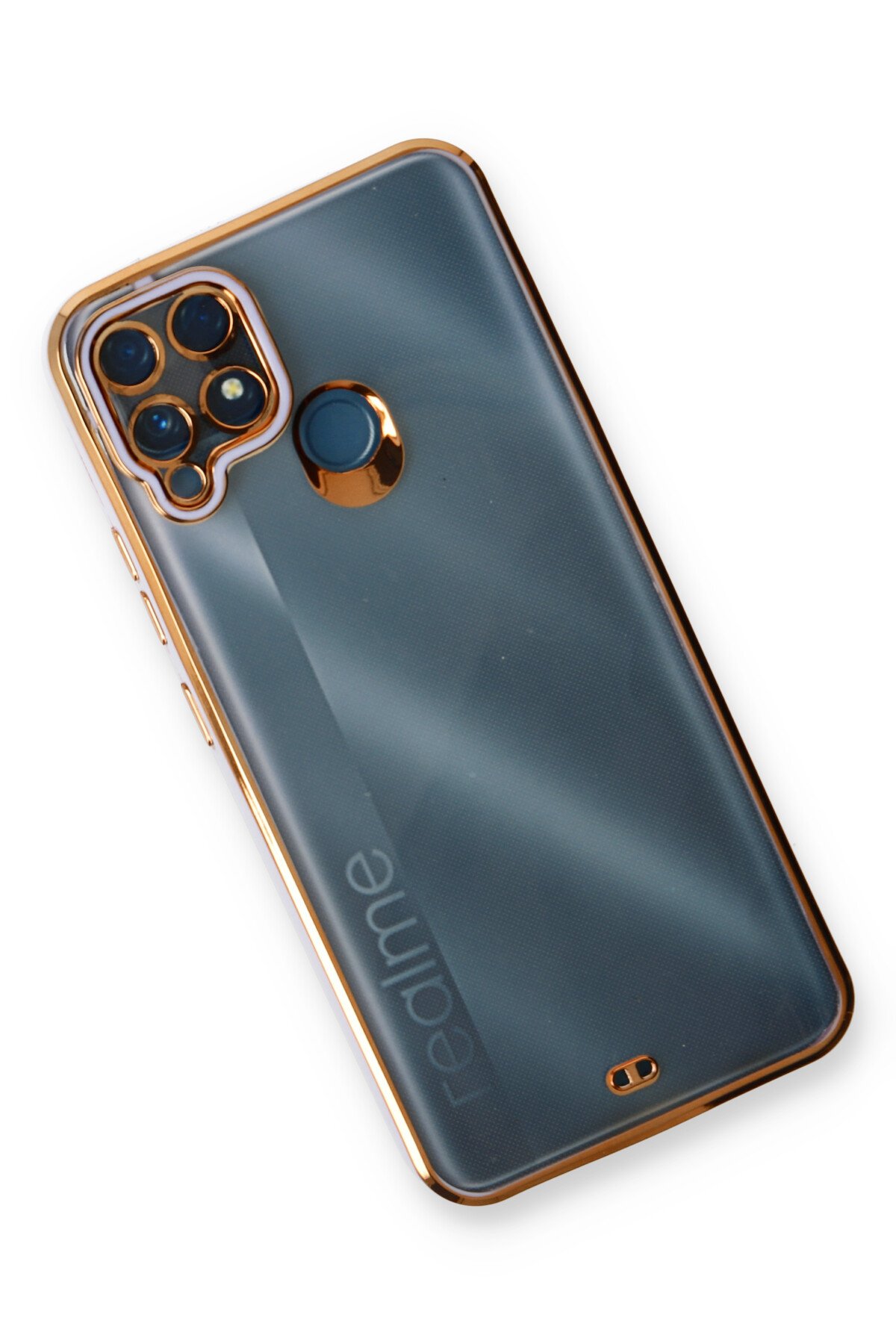 Newface Realme C25 Kılıf Montreal Silikon Kapak - Siyah