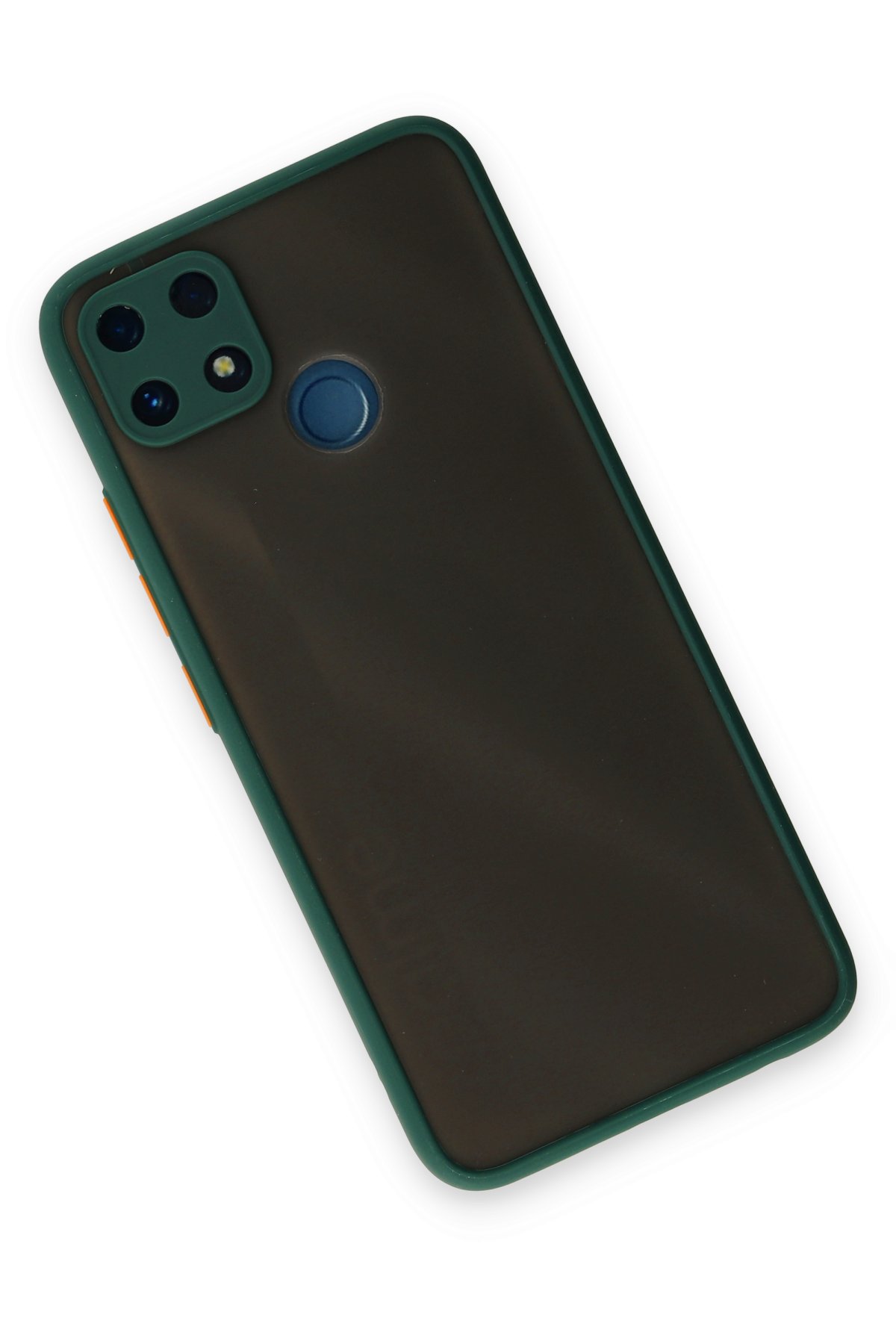 Newface Realme C25 Kılıf Auto Focus Karbon Kapak - Lacivert