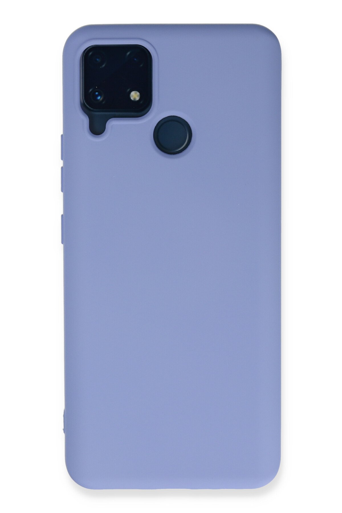 Newface Realme C25 Kılıf Nano içi Kadife  Silikon - Buz Mavi