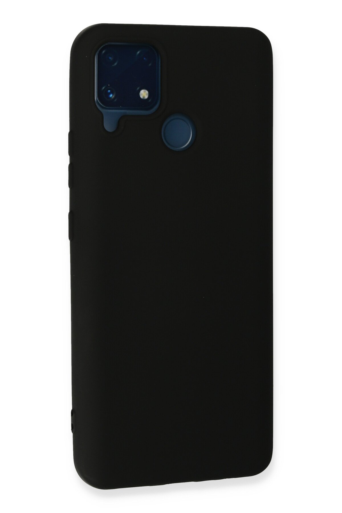 Newface Realme C25s Kılıf Focus Karbon Silikon - Kahverengi