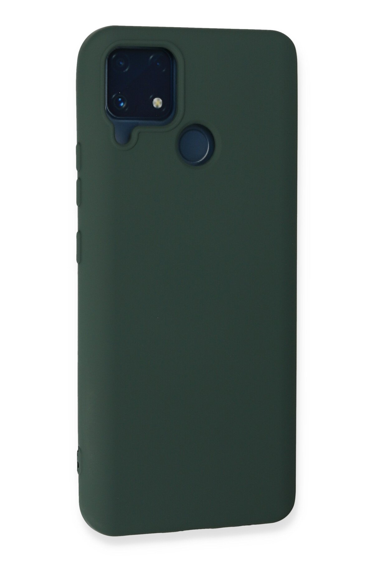 Newface Realme C25s Kılıf Platin Silikon - Yeşil