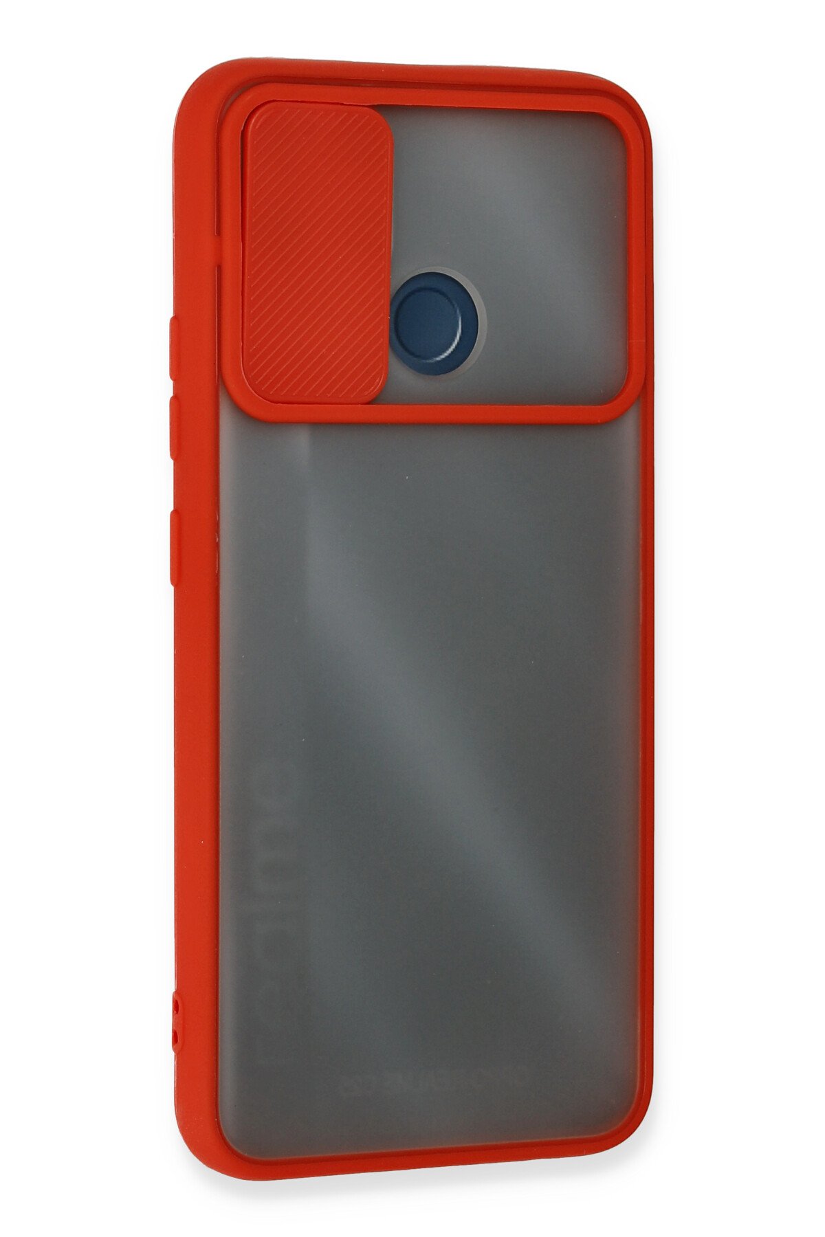 Newface Realme C25s Kılıf Palm Buzlu Kamera Sürgülü Silikon - Sarı