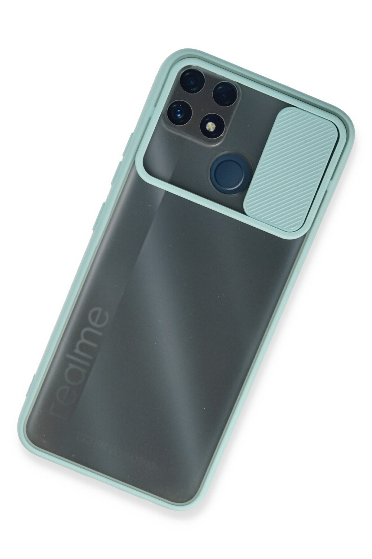 Newface Realme C25 Kılıf Montreal Silikon Kapak - Turkuaz