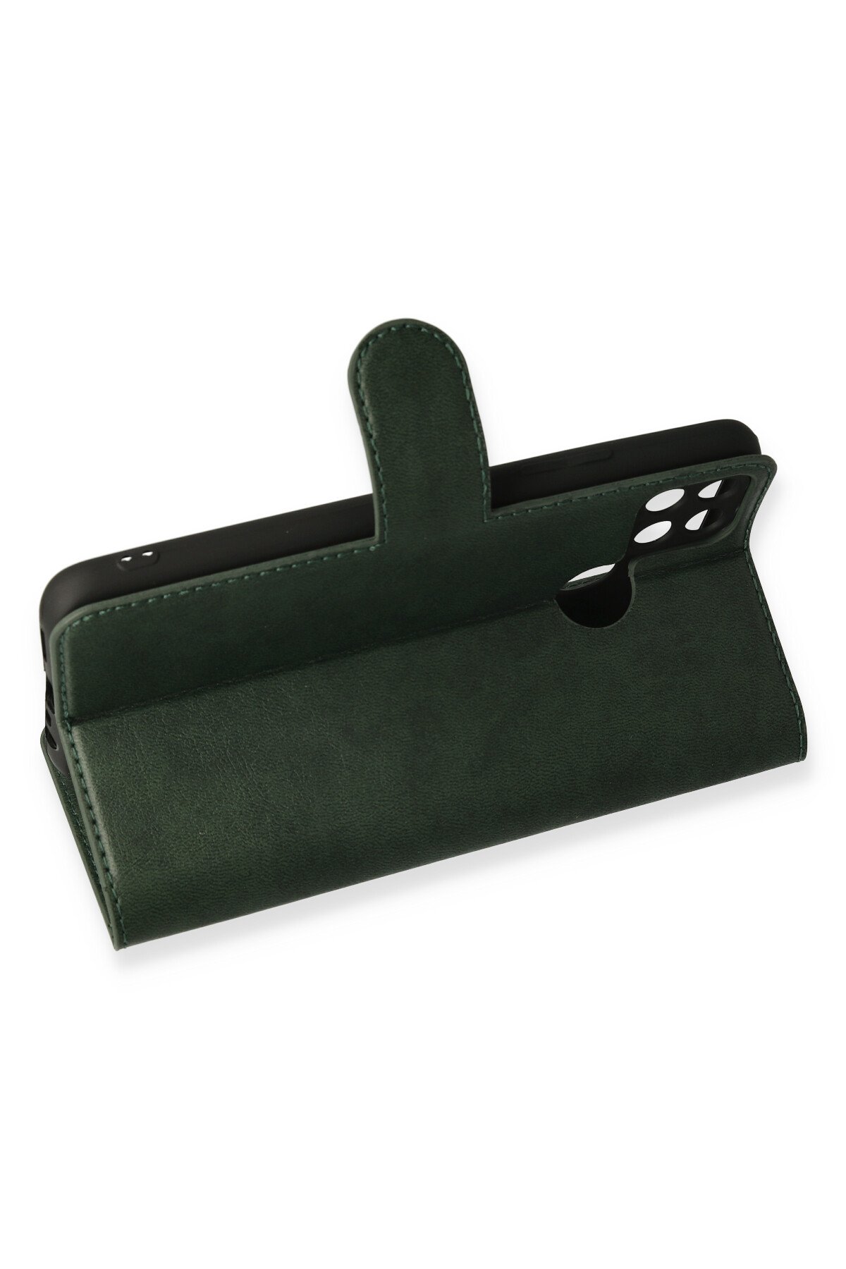 Newface Realme C25 Kılıf Glass Kapak - Mavi