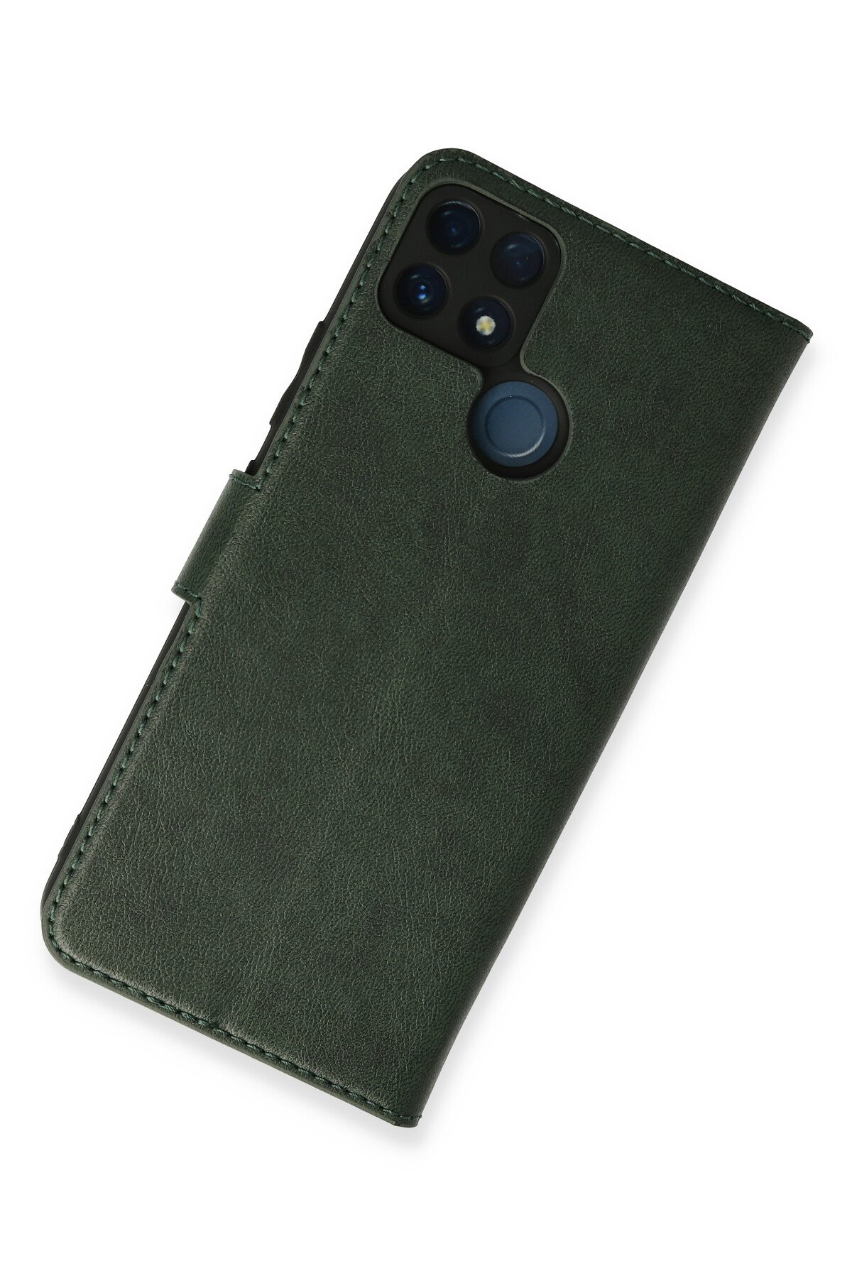 Newface Realme C25s Kılıf Nano içi Kadife Silikon - Turuncu