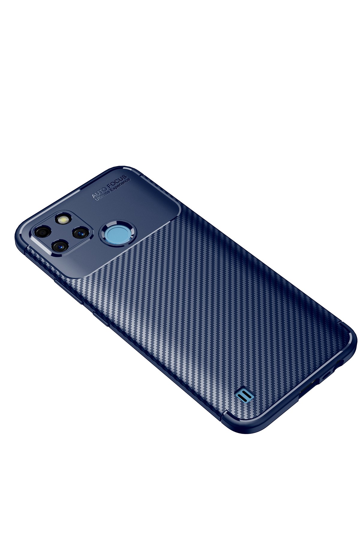 Newface Realme C25Y Kılıf Nano içi Kadife Silikon - Turuncu