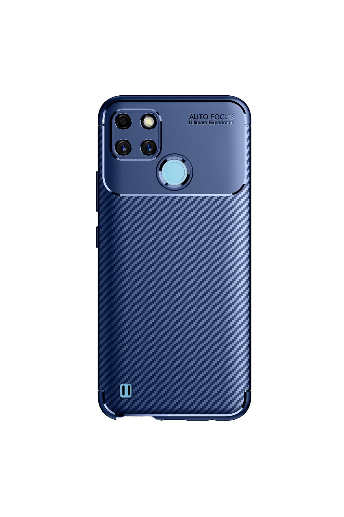 Newface Realme C25Y Kılıf Nano içi Kadife Silikon - Turuncu