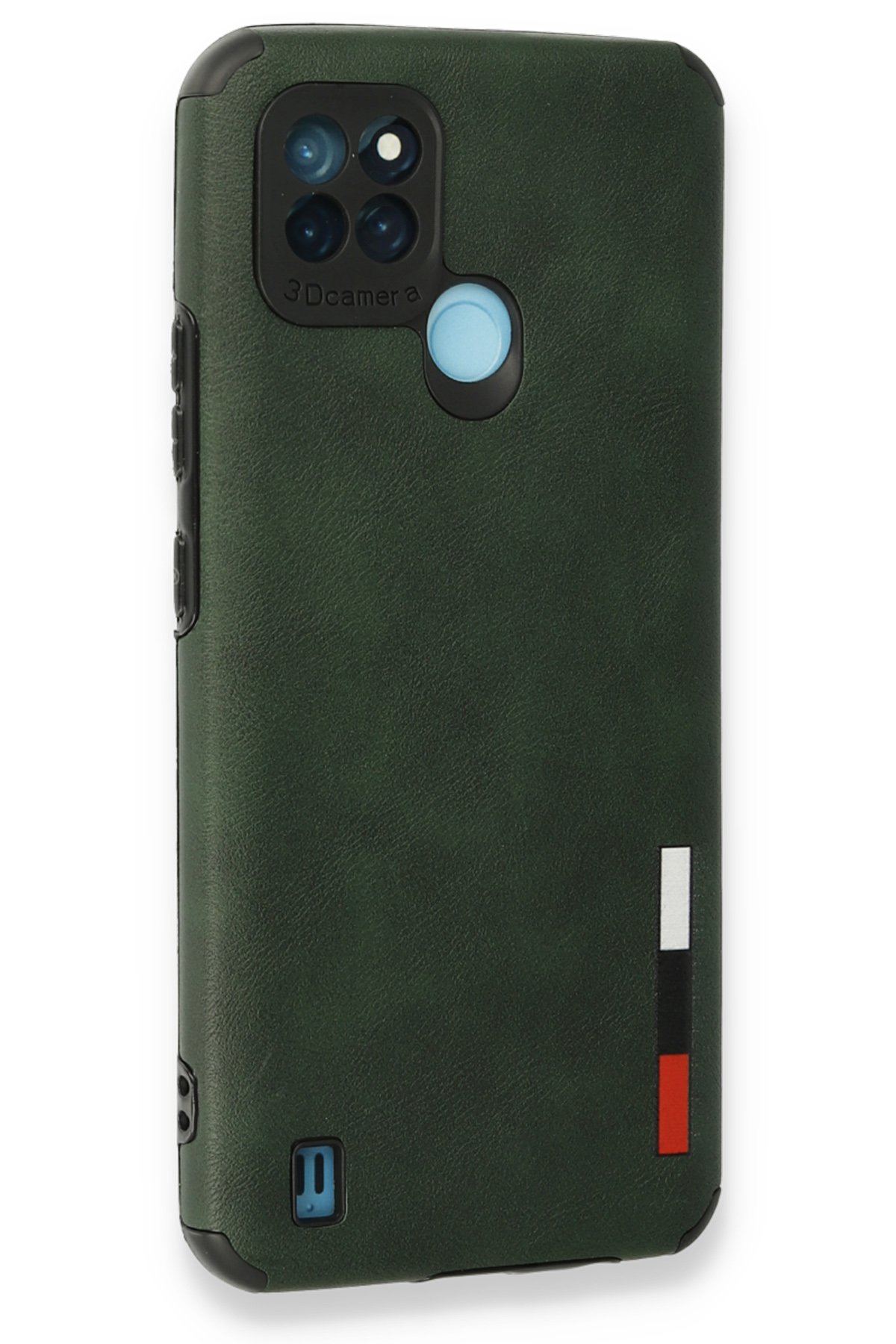 Newface Realme C25Y Kılıf Nano içi Kadife Silikon - Siyah