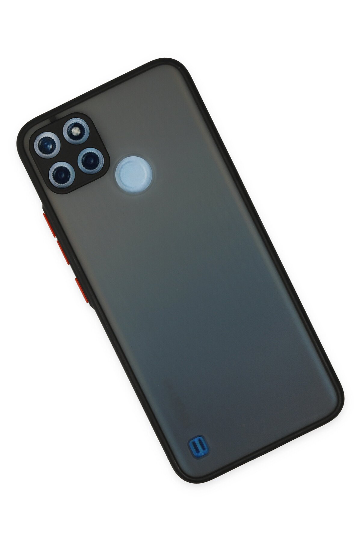 Newface Realme C25Y Kılıf Montreal Silikon Kapak - Kırmızı