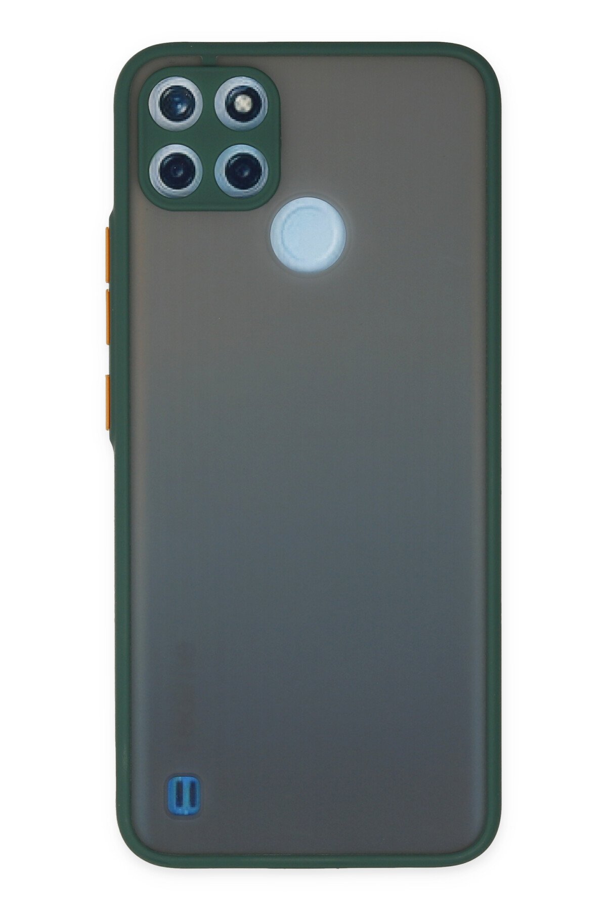 Newface Realme C25Y Kılıf First Silikon - Siyah