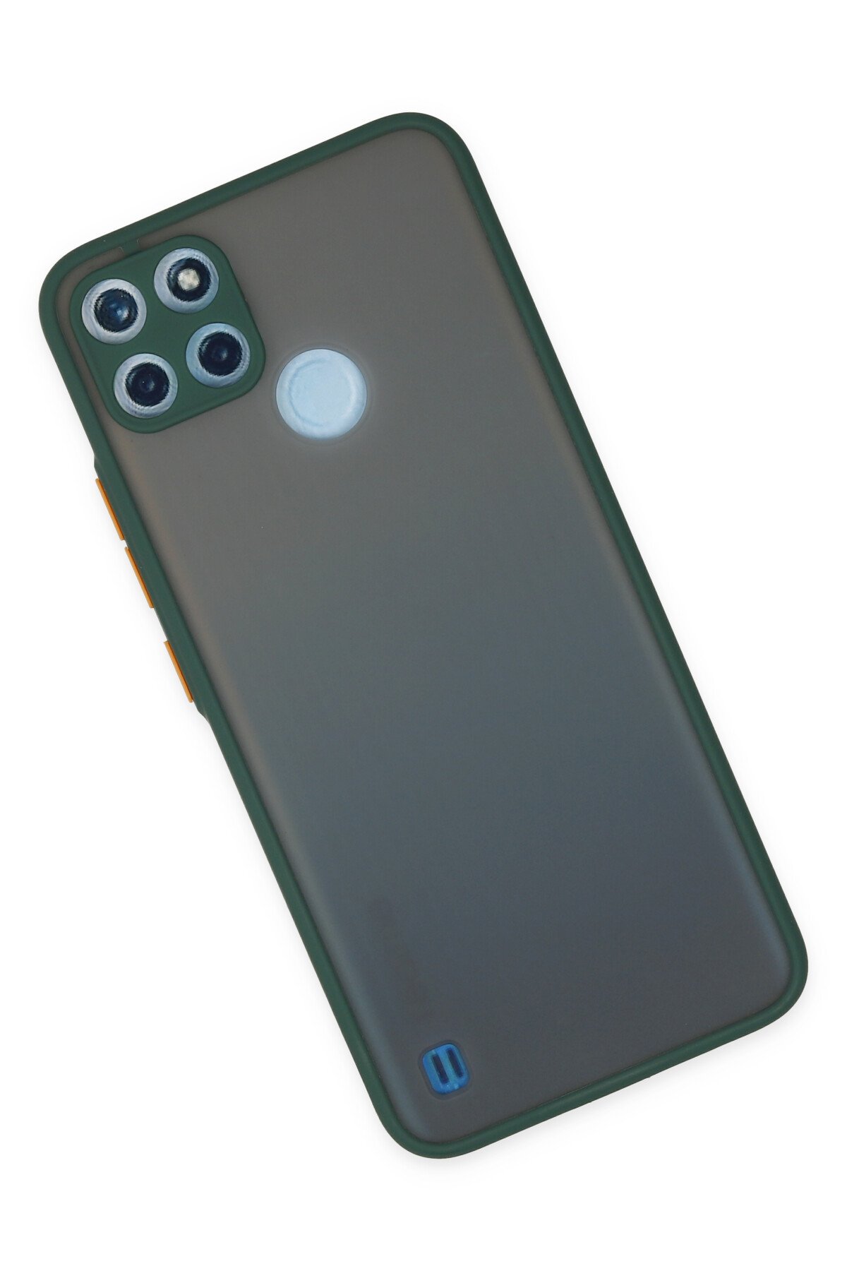 Newface Realme C25Y Kılıf First Silikon - Siyah