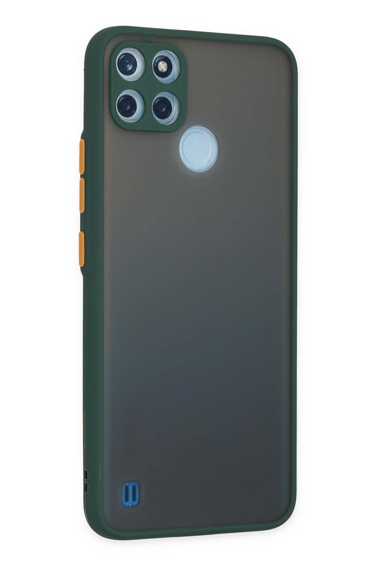 Newface Realme C25Y Kılıf First Silikon - Siyah