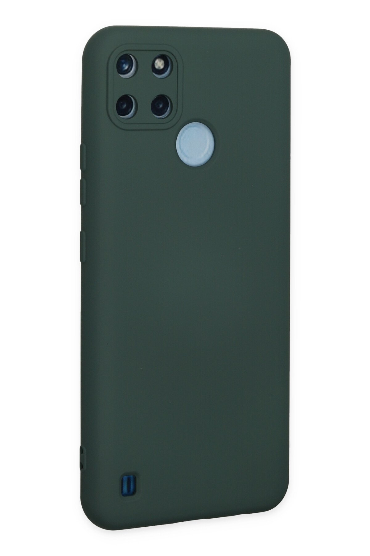 Newface Realme C25Y Kılıf Platin Silikon - Kırmızı