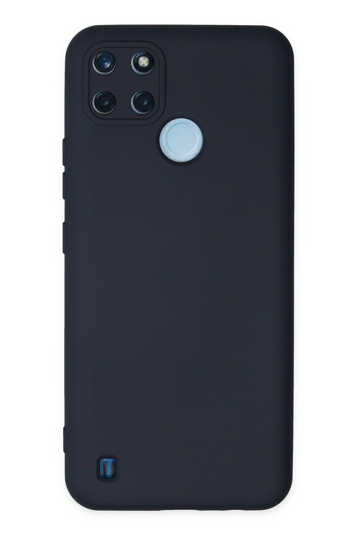 Newface Realme C25Y Kılıf Razer Lensli Silikon - Yeşil