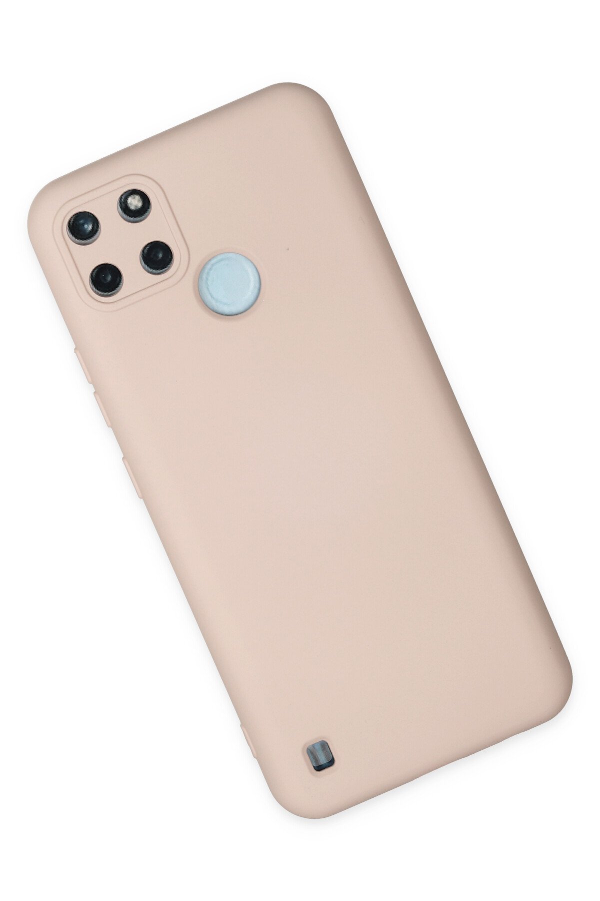 Newface Realme C25Y Kılıf Montreal Silikon Kapak - Yeşil