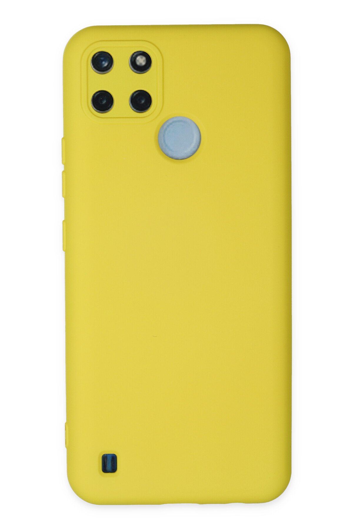 Newface Realme C25Y Kılıf First Silikon - Siyah