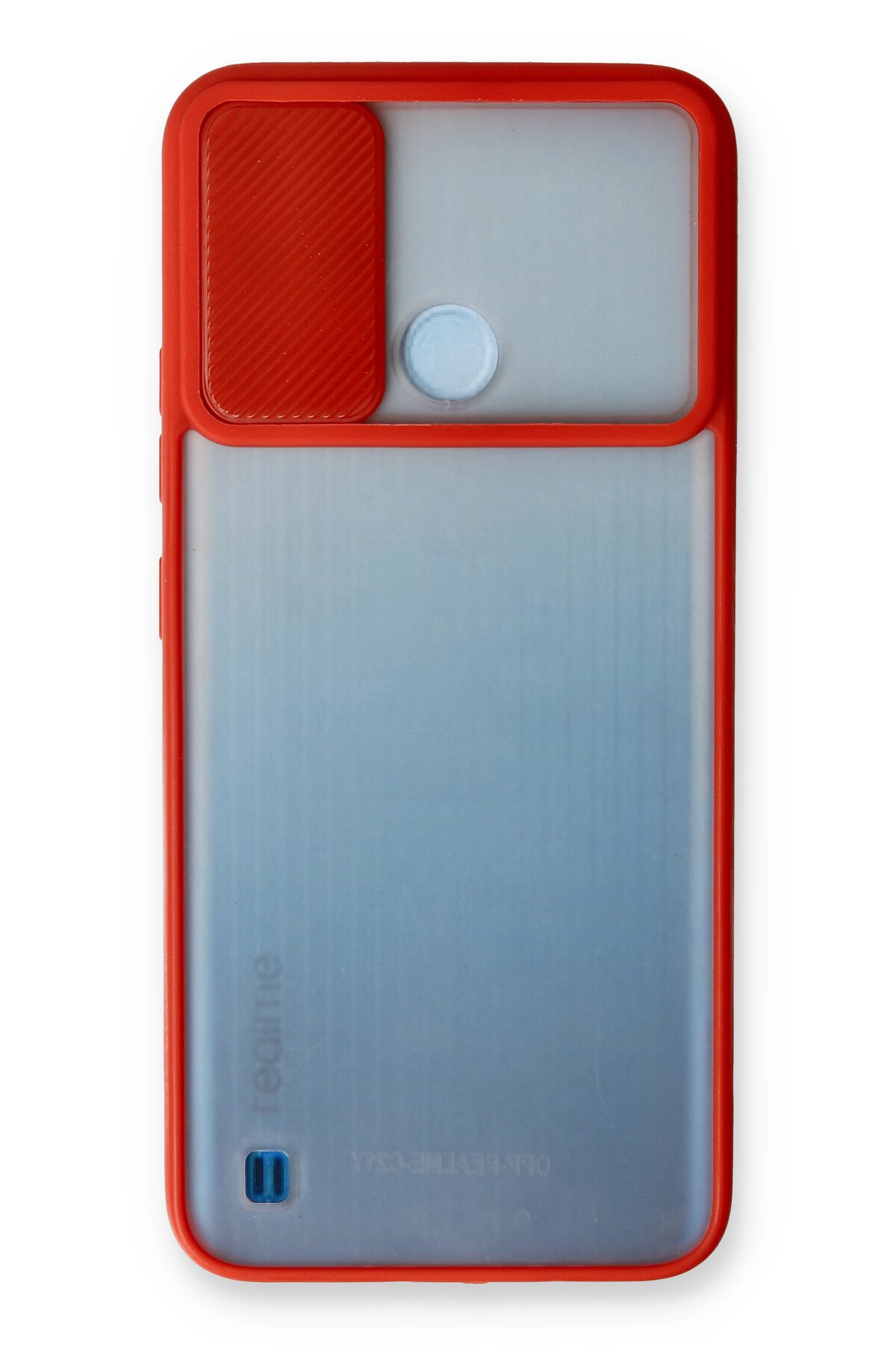 Newface Realme C25Y Kılıf Nano içi Kadife Silikon - Mor