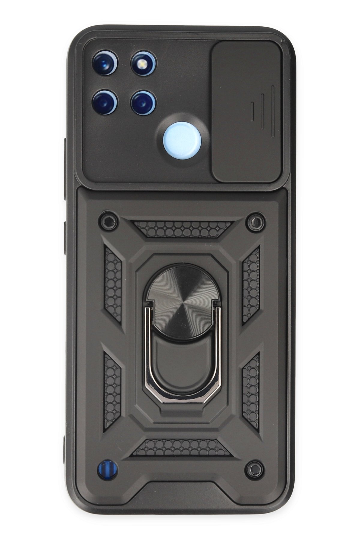 Newface Realme C25Y Kılıf Platin Silikon - Yeşil