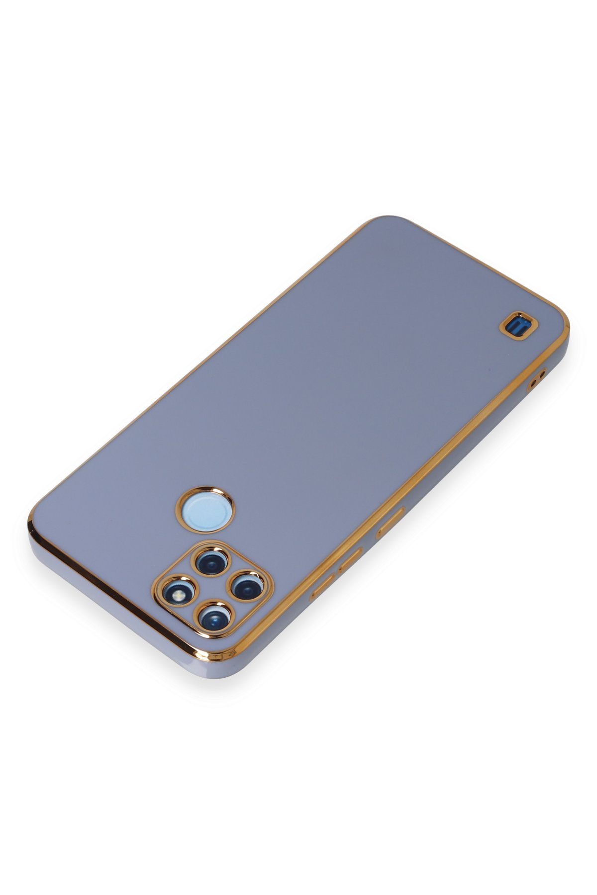 Newface Realme C25Y Kılıf Montreal Silikon Kapak - Siyah
