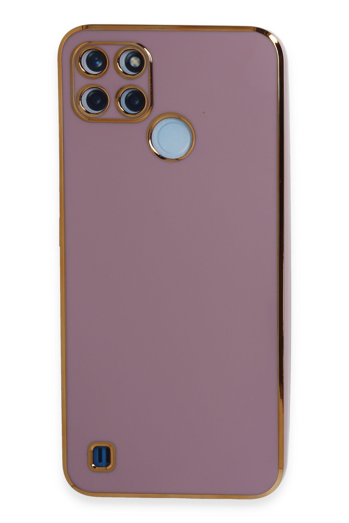 Newface Realme C25Y Kılıf Platin Silikon - Lacivert