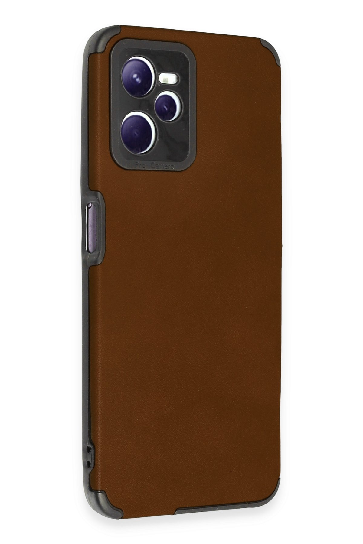Newface Realme C35 Kılıf Loop Deri Silikon - Lacivert