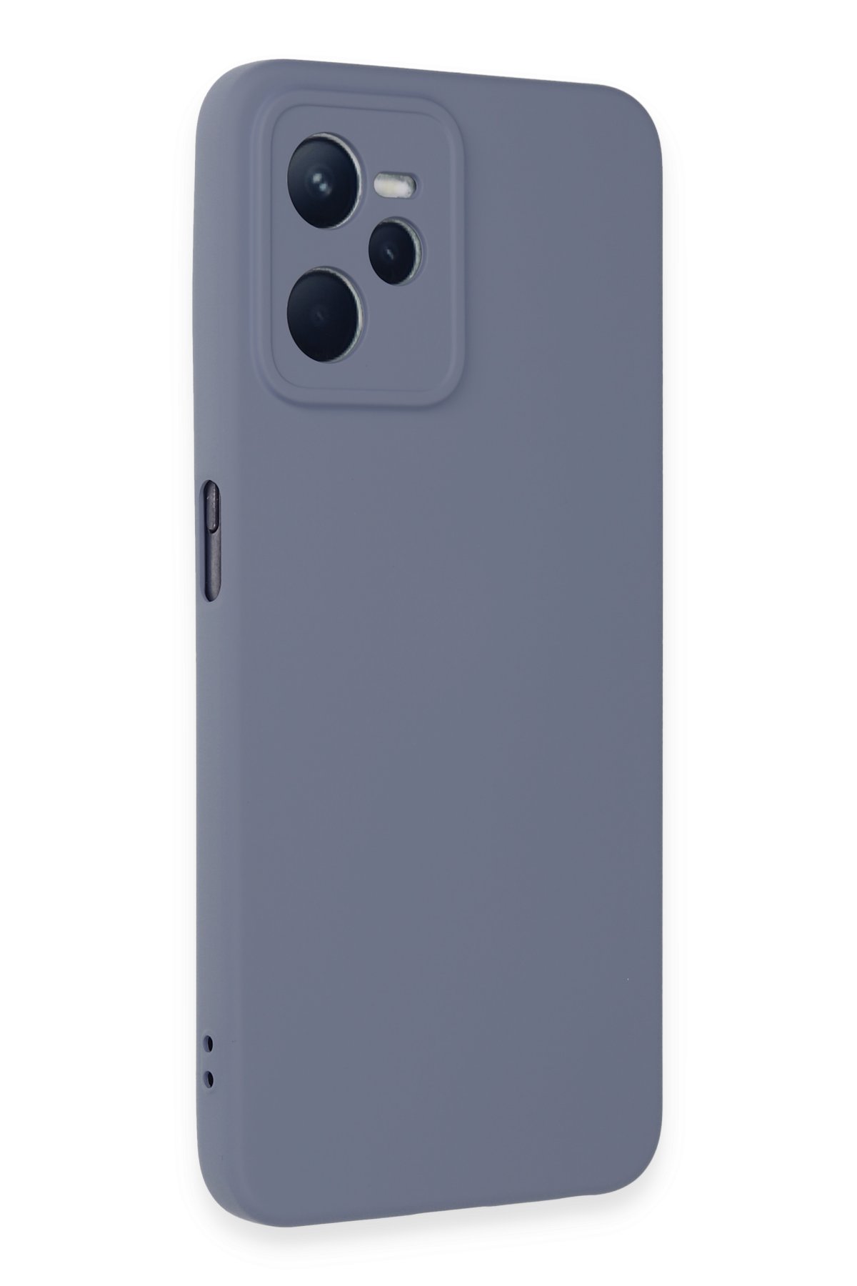 Newface Realme C35 Kılıf Liva Lens Silikon - Siyah